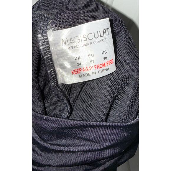 Magisculpt One Piece Swimsuit Black - Size 20 - SW1 - Picture 5 of 10